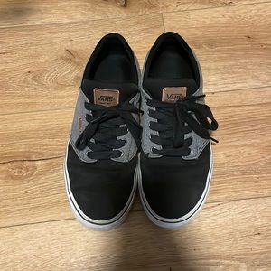 Pair of vans. Moderately worn.
